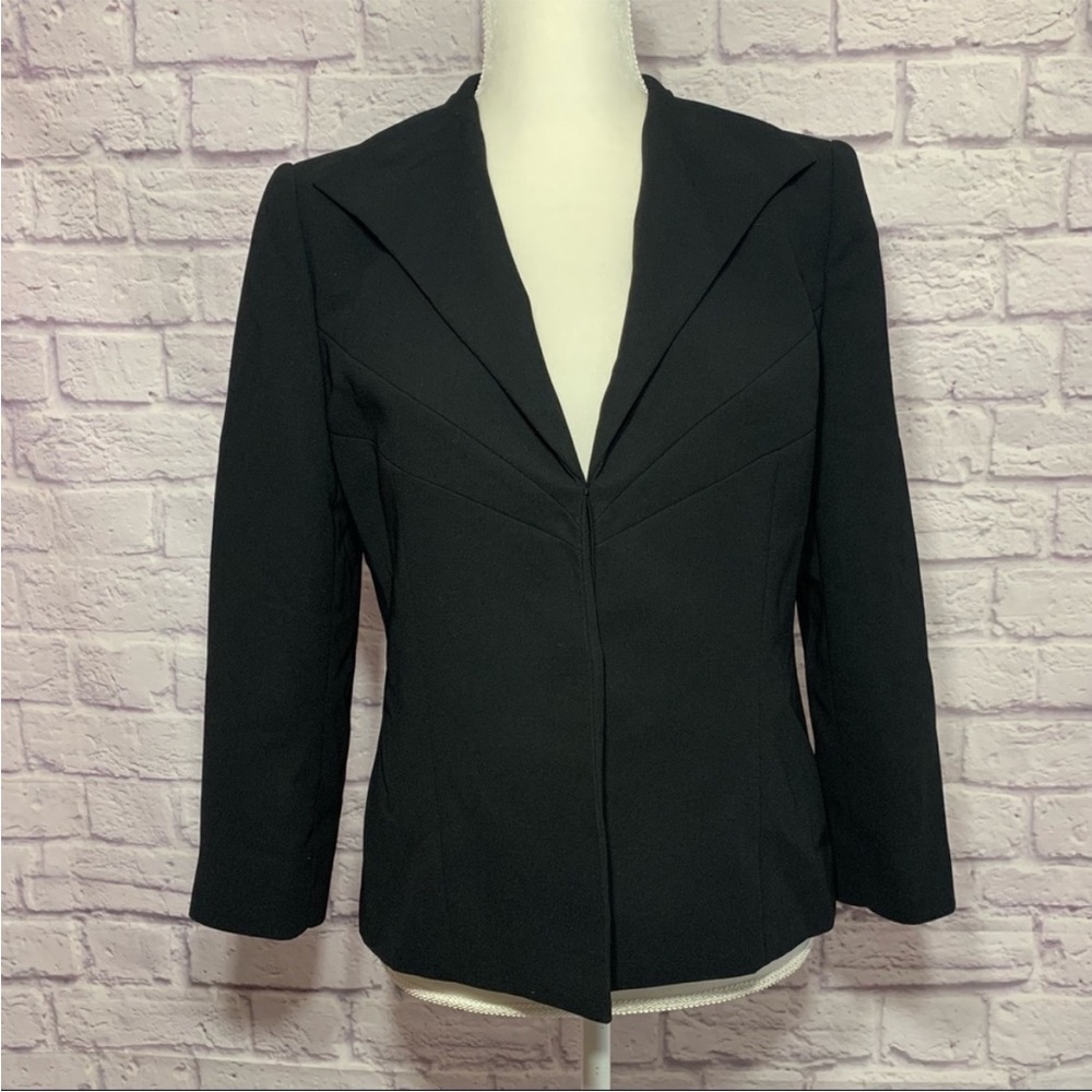 Calvin Klein womens black blazer jacket size 8p